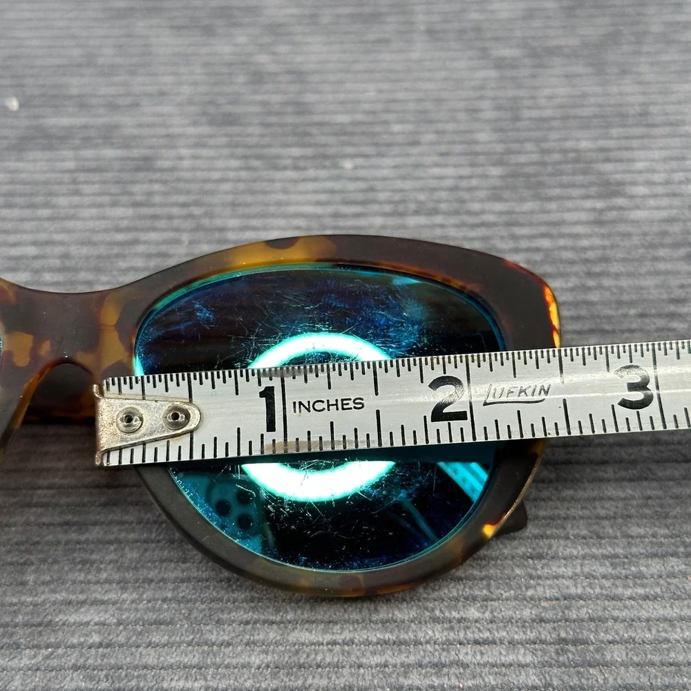 Goodr Fast As Shell Sunglasses Tortoise Cat Eye Blue Mirrored Polarized Lenses